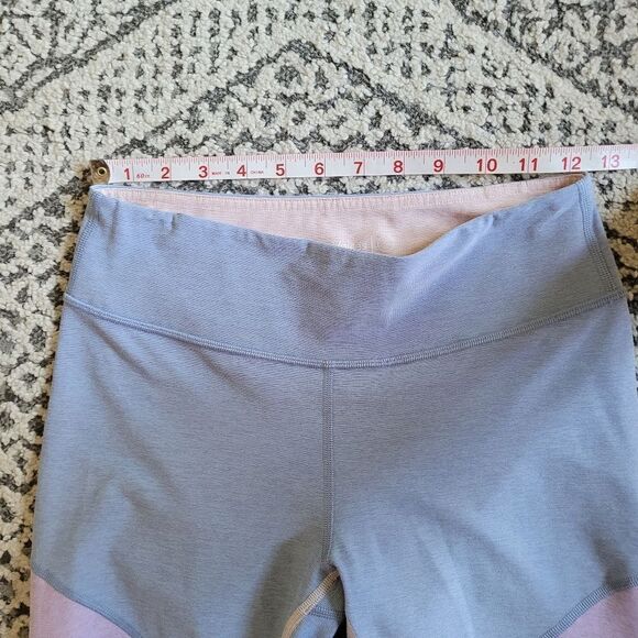 Outdoor Voices Tri-Tone Leggings - Blue, Pink, Beige - Picture 5 of 7